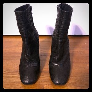 Free People Leather Nolita Ankle Boot Size 36